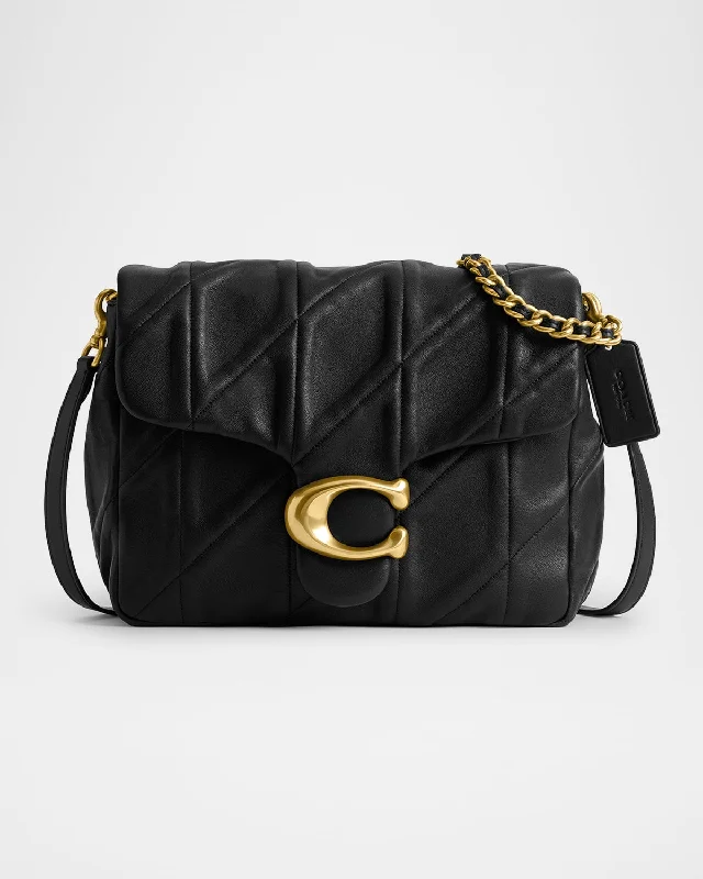 Coach Dempsey bags with a crystal - embellished C - logo for added luxuryTabby 26 Time Square Quilted Leather Shoulder Bag