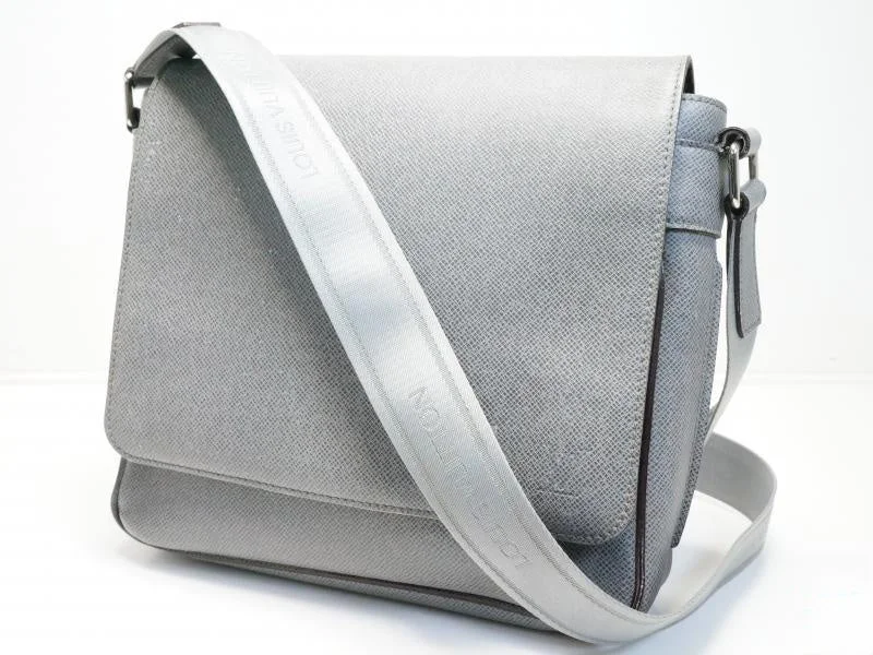 Louis Vuitton Neverfull bags with large capacity for everyday essentialsAuthentic Pre-owned Louis Vuitton Taiga Glacier Gray Roman Pm Messenger Cross Body Bag M32700 181603