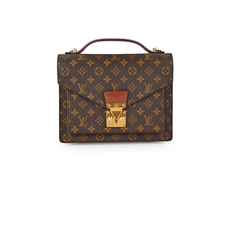 Louis Vuitton bags with a zip - around closure for enhanced securityLouis Vuitton Monceau Monogram