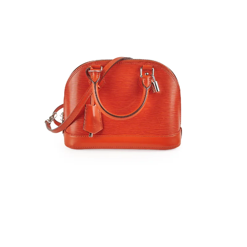 Ladies Louis Vuitton Capucines bags with a detachable shoulder strapLouis Vuitton Alma BB Epi Orange