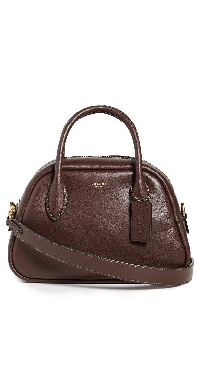 Coach Borough bags with a structured silhouette and a magnetic - snap closureGlovetanned Borough Bowling Bag B4/Maple One Size