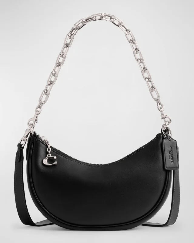 Coach Tabby bags with a classic turnlock closure for a timeless styleCrescent Glovetanned Leather Shoulder Bag