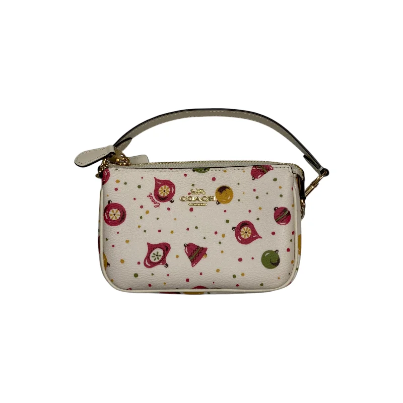 Ladies Coach Rogue bags with a star - shaped charm for a playful touchWristlet Designer By Coach, Size: Medium