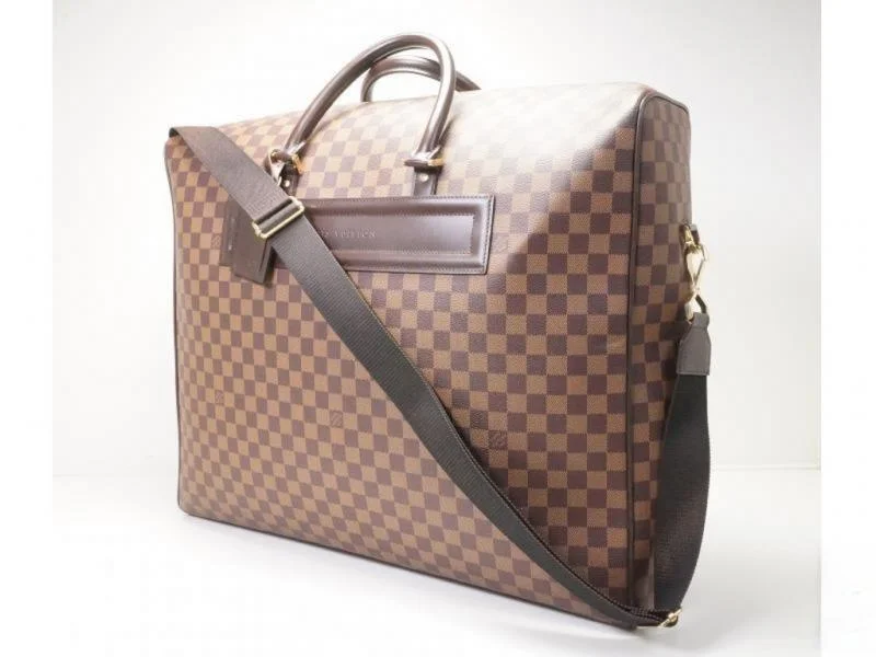 Louis Vuitton crossbody bags with a woven leather strap for textureAuthentic Pre-owned Louis Vuitton Damier Nolita Mm Travel Bag Soft Suitcase Strap N41452 171052