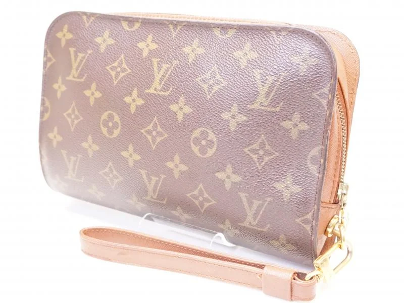 Ladies Louis Vuitton shoulder bags with a wide - width strap for comfortAuthentic Pre-owned Louis Vuitton Monogram Pochette Orsay Clutch Bag Purse M51790 210662