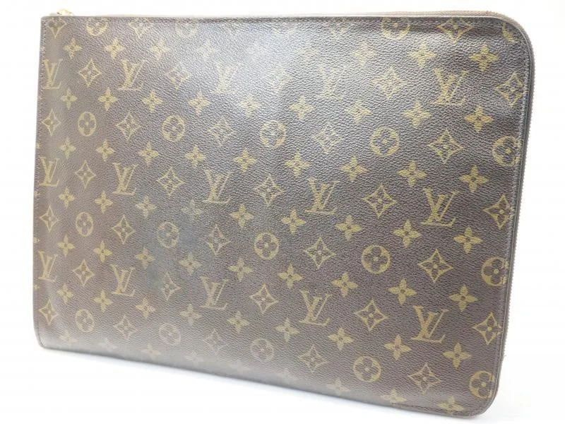 Louis Vuitton bags with a front - flap pocket for quick - access itemsAuthentic Pre-owned Louis Vuitton Monogram Poche Documents Portfolio Gm Document Case M53456 181215