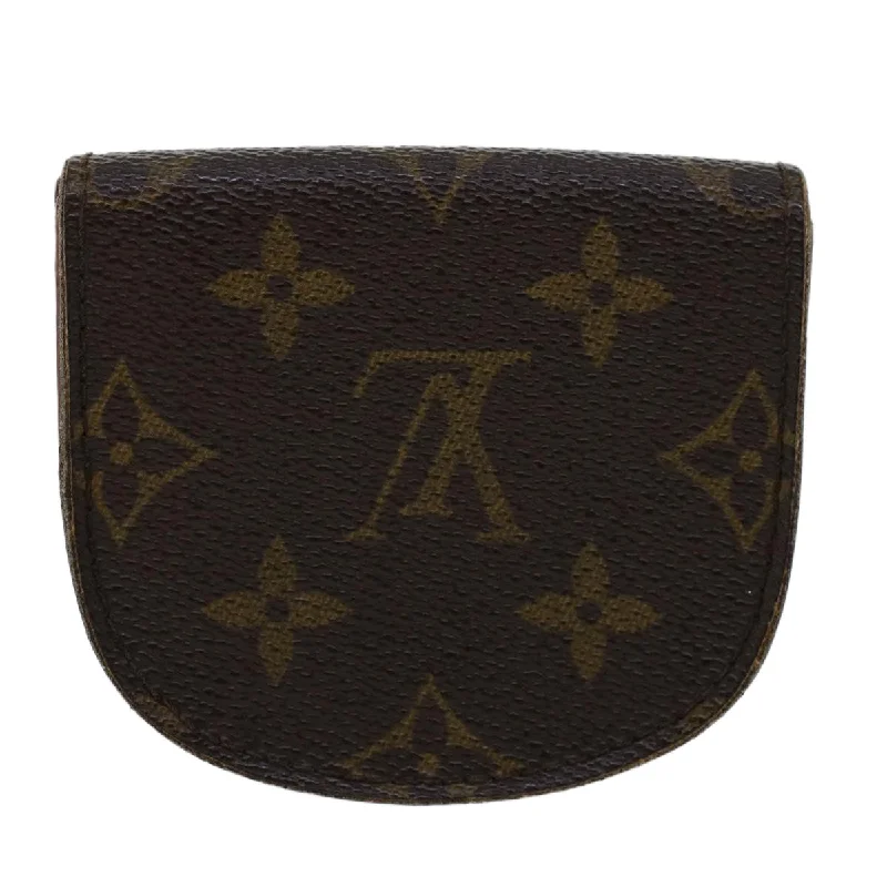 Louis Vuitton Petite Malle bags with a hard - shell structure for uniquenessLOUIS VUITTON Monogram Porte Monnaie Guze Coin Purse M61970 LV  45007