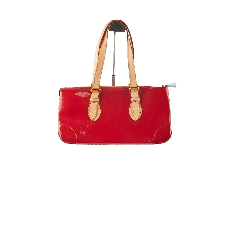 Louis Vuitton crossbody bags with adjustable shoulder straps for comfortLouis Vuitton Vernis Red Patent Shoulder Bag