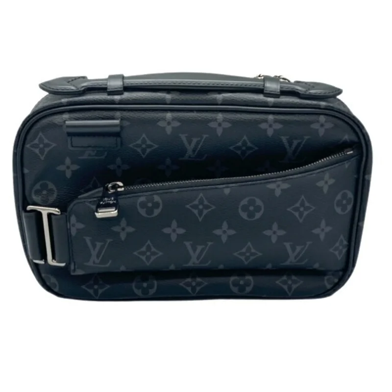 Louis Vuitton Neverfull bags with large capacity for everyday essentialsLOUIS VUITTON Bum Bag Monogram Eclipse M42906 Handbag Shoulder Body Black Women Men