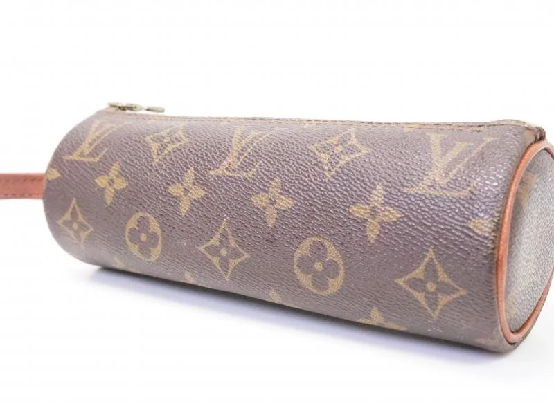 Louis Vuitton backpacks with a hidden back pocket for securityAuthentic Pre-owned Louis Vuitton Monogram Trousse Ronde Pen Case Cosmetic Pouch Bag M47626 210441