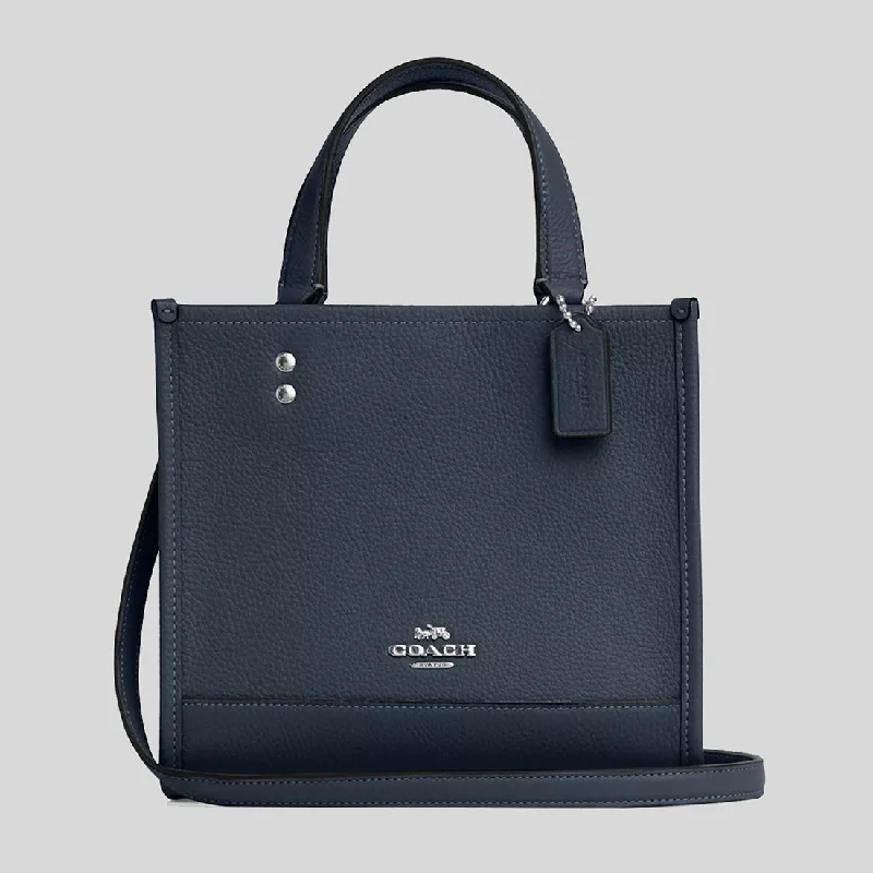 Coach handbags with a beaded trim for a glamorous and elegant lookCOACH Dempsey Tote 22 Denim CO971