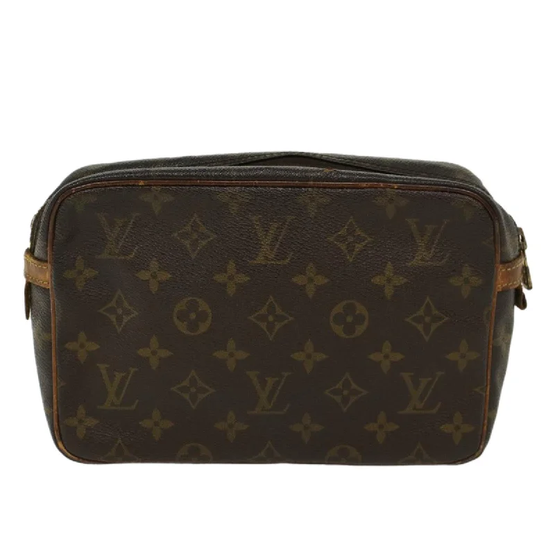 Ladies Louis Vuitton Capucines bags with gold - toned hardwareLOUIS VUITTON Monogram Compiegne 23 Clutch Bag M51847 LV  45509