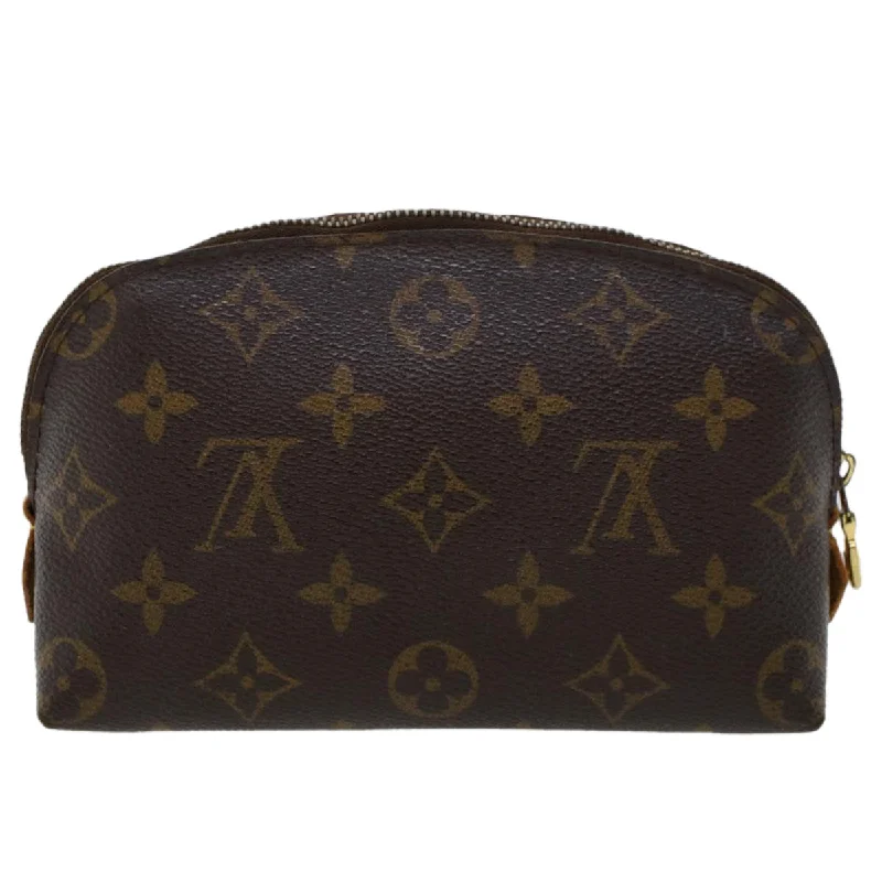 Ladies Louis Vuitton shoulder bags with a wide - width strap for comfortLOUIS VUITTON Monogram Pochette Cosmetic PM Cosmetic Pouch M47515 LV  45241