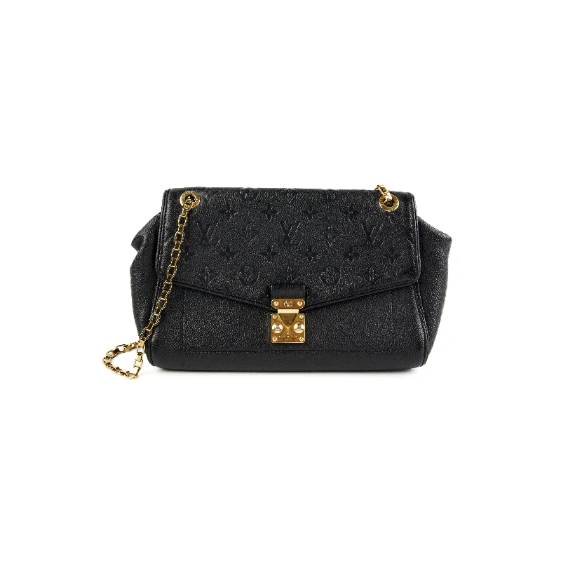 Louis Vuitton Twist bags with a crystal - embellished LV - turnlock18/7- Louis Vuitton Saint Germain MM Empreinte Black