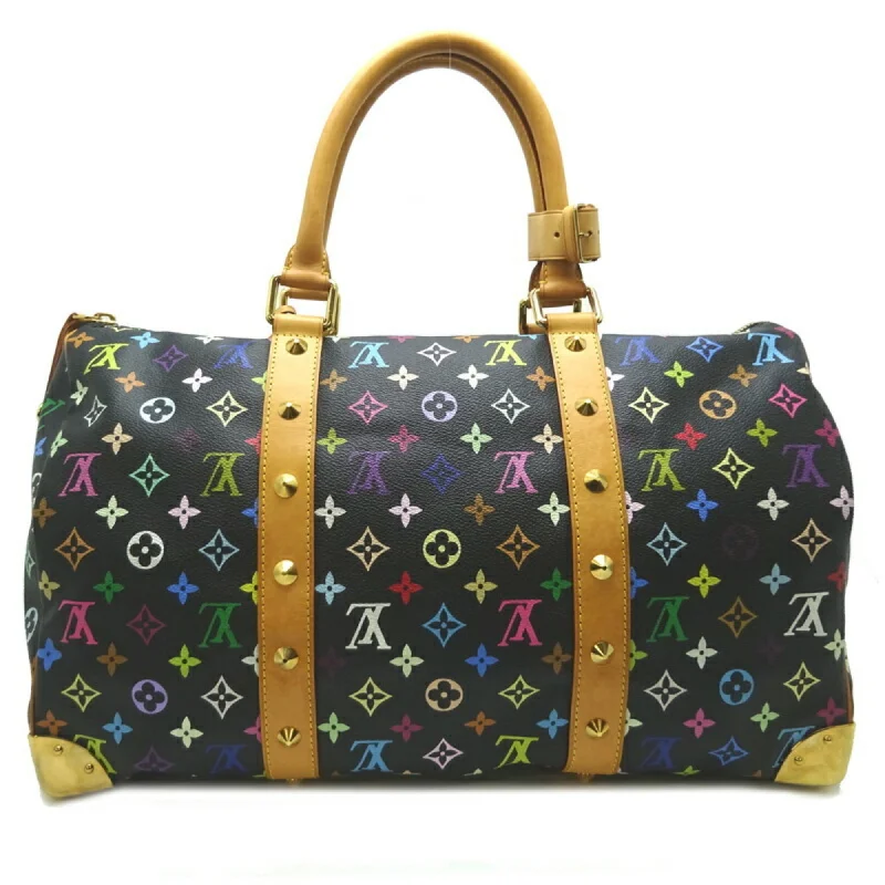 Louis Vuitton backpacks with a sleek, minimalist design for styleLOUIS VUITTON Keepall 45 Women's/Men's Boston Bag M92640 Monogram Multicolor Noir