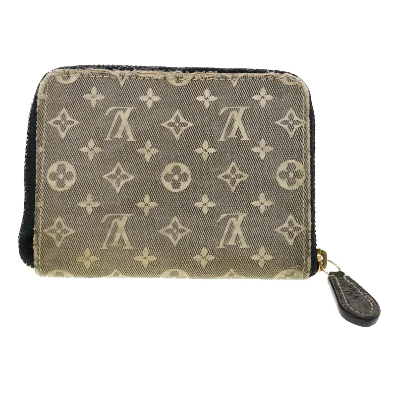 Louis Vuitton tote bags with a printed LV logo on the front for brand visibilityLOUIS VUITTON Monogram Idylle Zippy Coin Purse Coin Purse Navy M63004 LV 45138