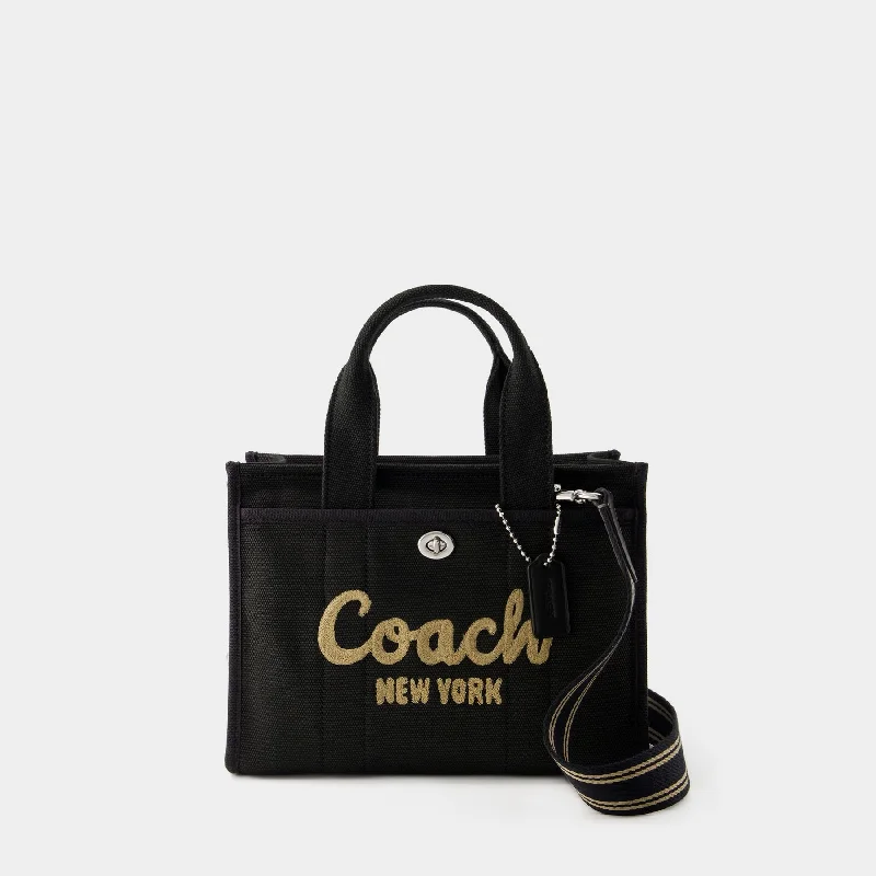 Coach backpacks with a padded laptop sleeve for travel and workCargo Tote 26 - Coach - Canvas - Black