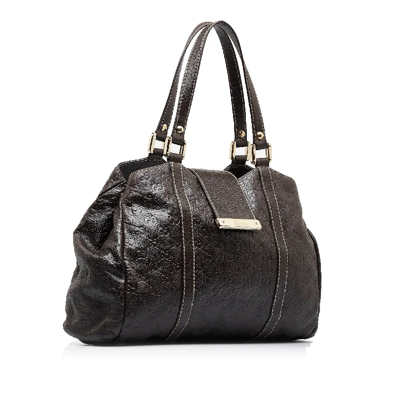 Gucci backpacks for women with a hidden back pocketBrown Gucci Guccissima New Ladies Tote