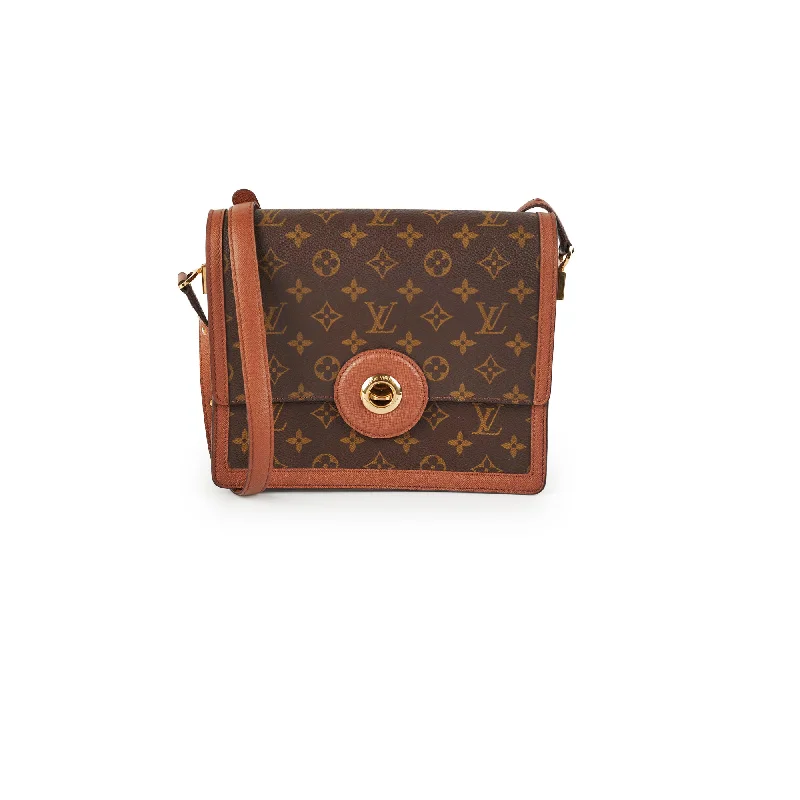 Louis Vuitton bags with a snap - button closure and a decorative charm for styleLouis Vuitton Raspail Monogram Vintage Shoulder Bag