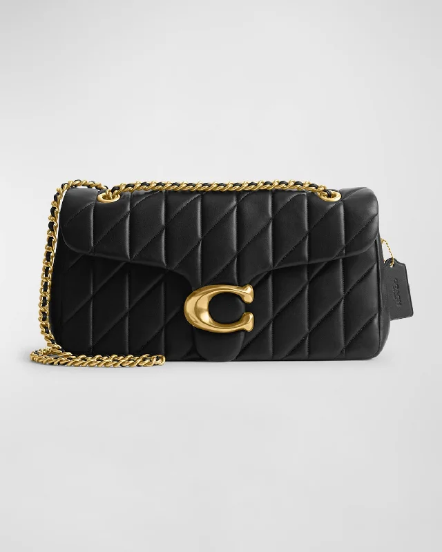 Coach Dempsey bags with a crystal - embellished C - logo for added luxuryTabby Quilted Leather Shoulder Bag