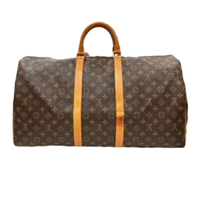 Louis Vuitton Neverfull bags with large capacity for everyday essentialsLOUIS VUITTON Monogram Keepall Bandouliere 55 Boston Bag M41414 SP1901 Men's Women's Shoulder Key Missing