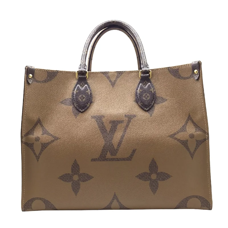 Louis Vuitton Speedy bags in monogram canvas for a classic lookLOUIS VUITTON Monogram Giant Reverse On the Go MMM45321 TR0230 Handbag Bag Shoulder Ladies Men's Unisex