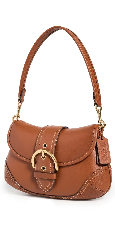 Coach crossbody bags with a detachable coin purse for added functionalityGlovetanned Soho Bag Saddle One Size