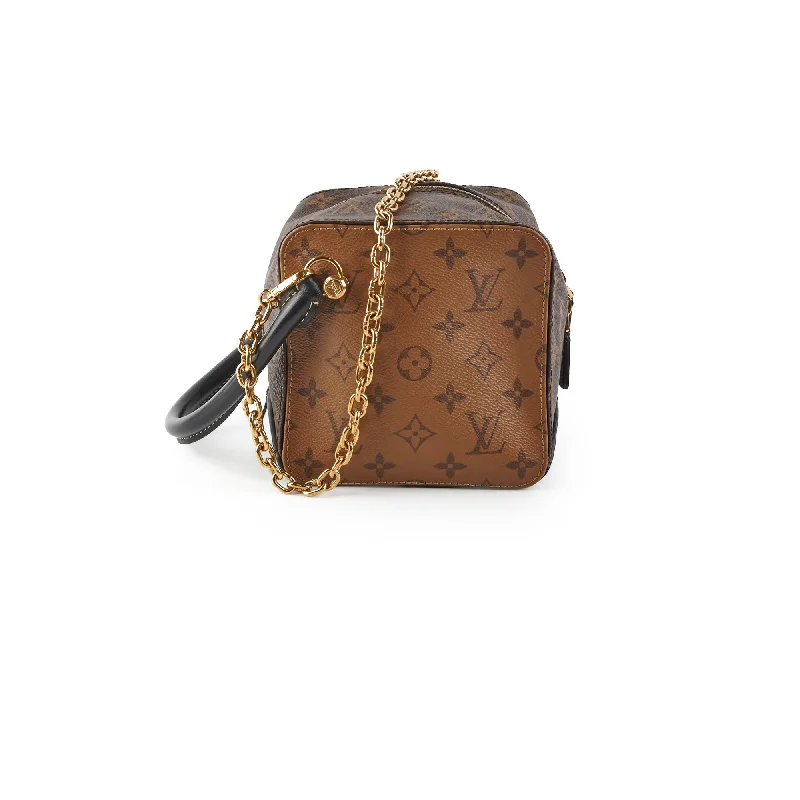 Louis Vuitton backpacks with a padded back panel for comfort during long - wearLouis Vuitton Cube Reverse Monogram