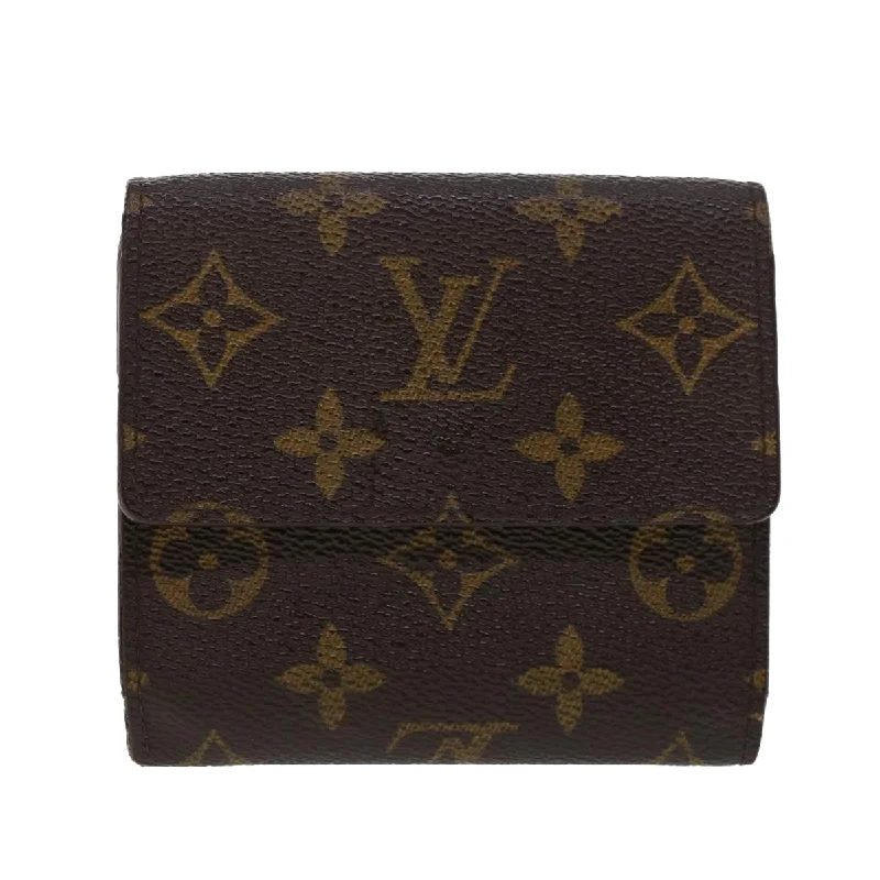 Louis Vuitton Twist bags with a contrast - colored interior for visual interestLOUIS VUITTON Monogram Portefeuille Elise Wallet M61654 LV  44081