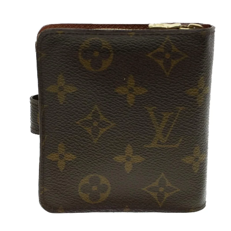 Louis Vuitton Alma bags with a detachable shoulder strap for versatilityLOUIS VUITTON Monogram Compact Zip Wallet M61667 LV  43836