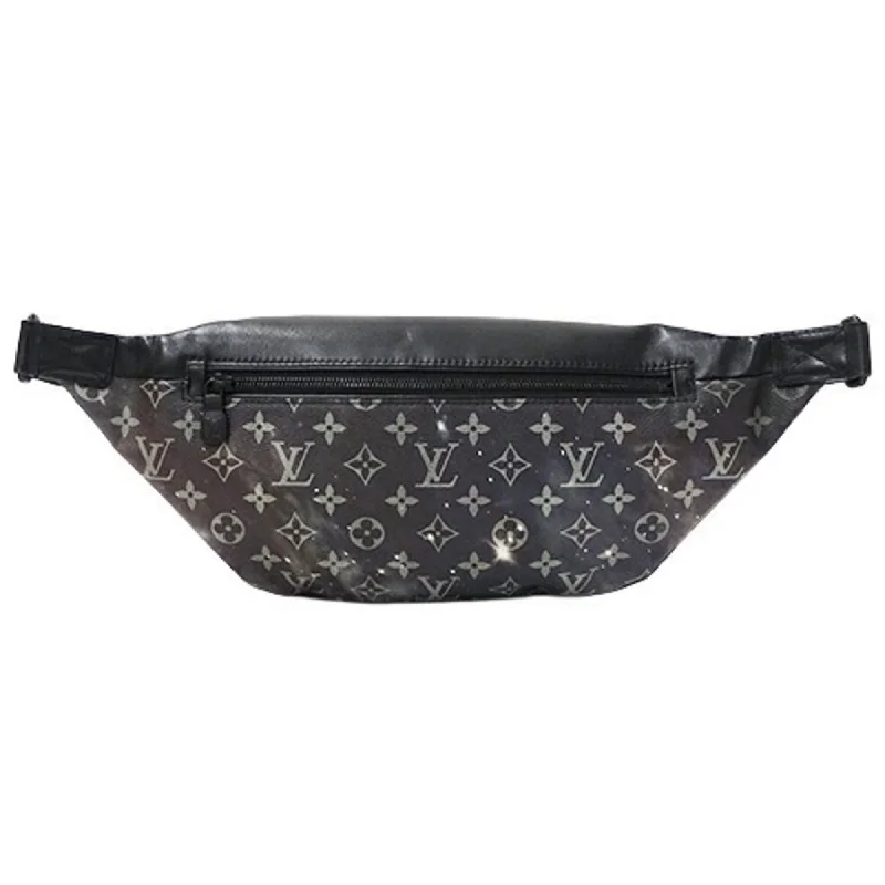 Louis Vuitton Neverfull bags with large capacity for everyday essentialsLOUIS VUITTON Bag Monogram Galaxy Men's Body Waist Discovery Bum M44444 Black Space