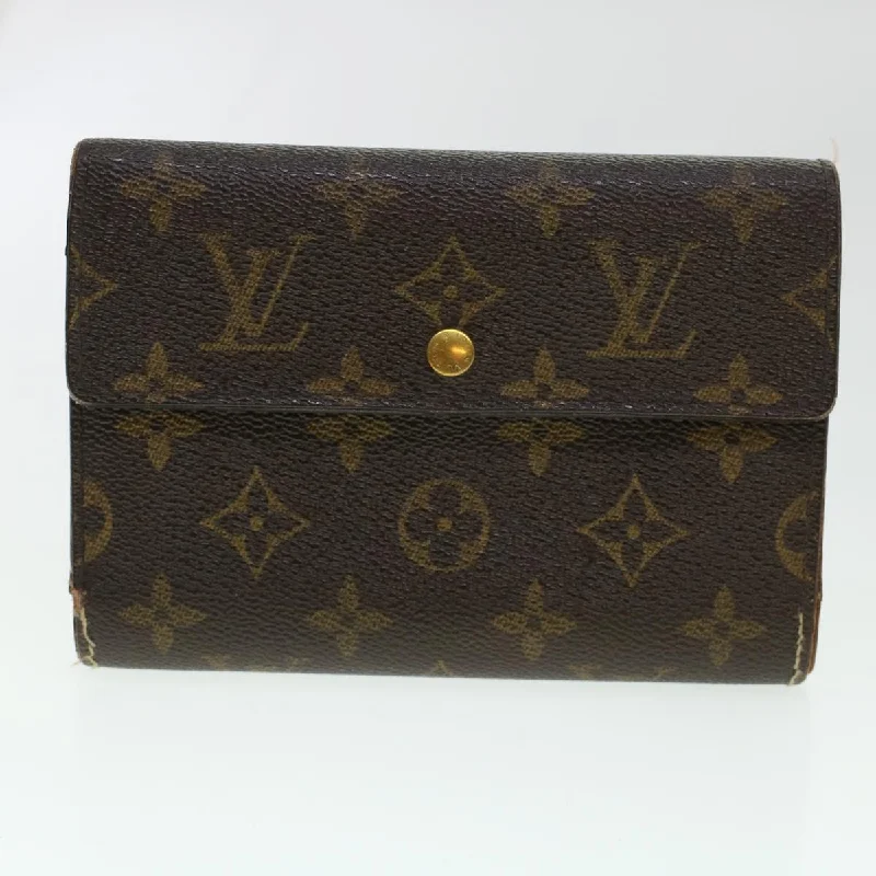 Louis Vuitton bags with a zip - around closure for enhanced securityLOUIS VUITTON Monogram Wallet 3Set LV  45628