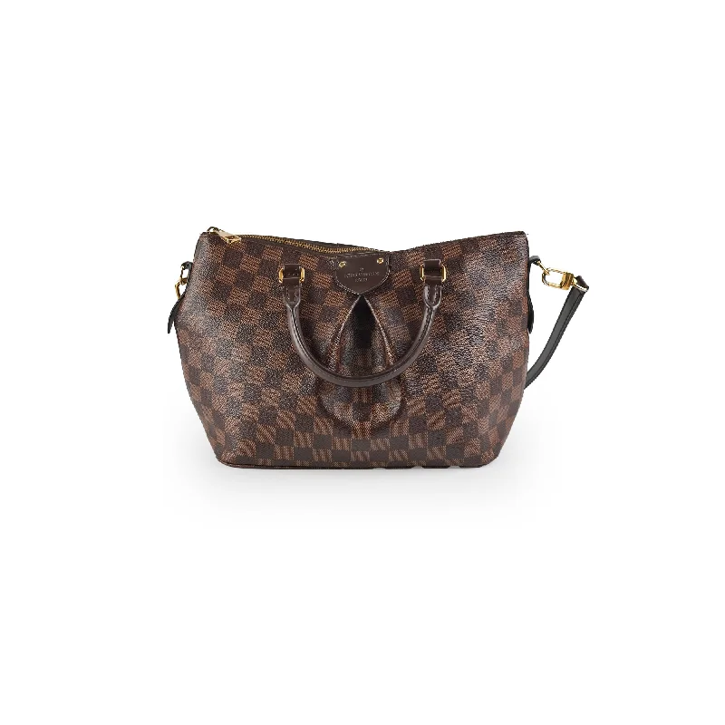 Louis Vuitton bags with a front - zip pocket for small items like keysLouis Vuitton Siena PM Damier Ebene Bag