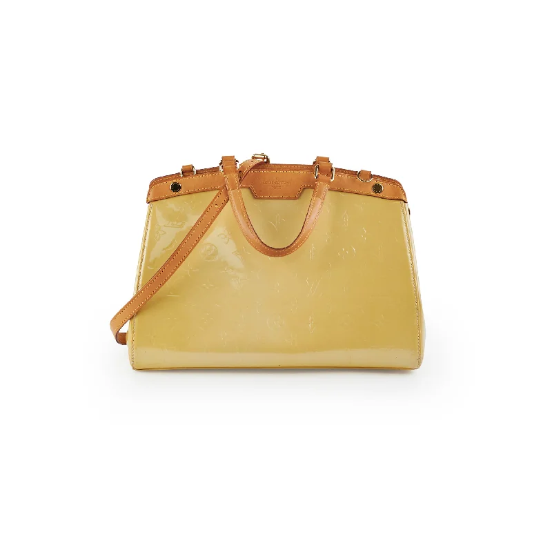 Small - sized Louis Vuitton Pochette Metis bags for a compact carryLouis Vuitton Brea Vernis MM Yellow