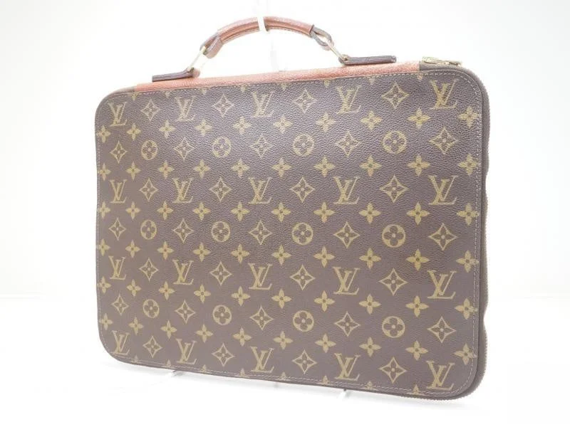 Louis Vuitton backpacks with a sleek, minimalist design for styleAuthentic Pre-owned Louis Vuitton Monogram Vintage Poche Documents Poignee Document Case No52 163002