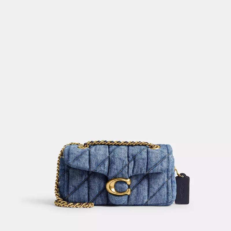 Coach backpacks with a padded laptop sleeve for travel and workTabby 20 Shoulder Bag - Coach - Denim - Blue