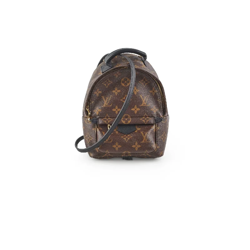 Louis Vuitton handbags with a beaded trim for a touch of glamourLouis Vuitton Mini Palm Spring Backpack Monogram