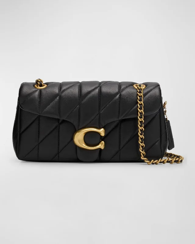 Coach bags with a back - zip pocket for storing valuables securelyTabby Quilted Leather Shoulder Bag