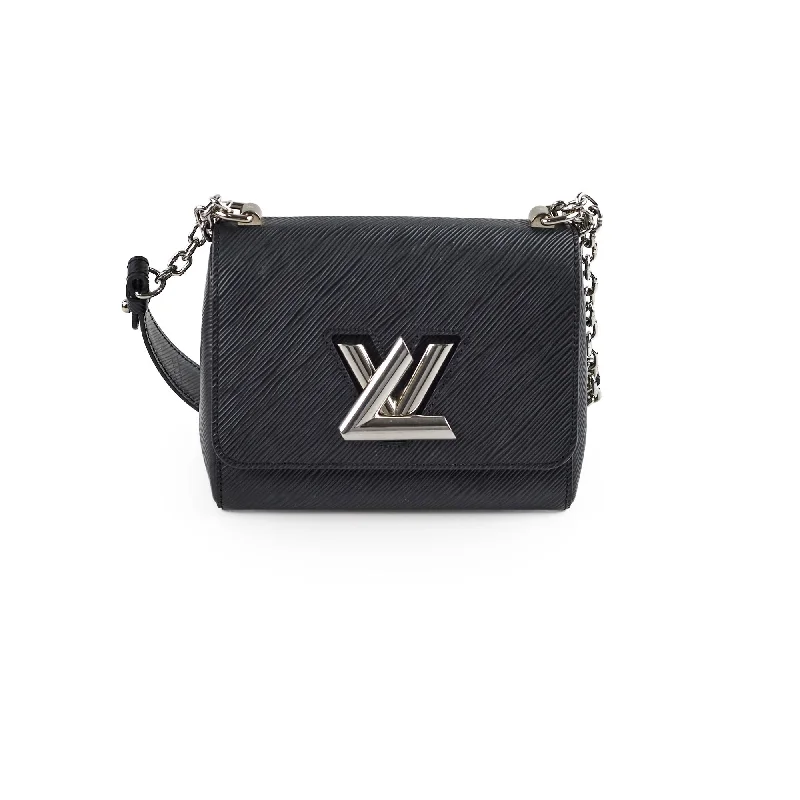 Louis Vuitton tote bags with a water - resistant coating for outdoor useLouis Vuitton Twist PM Black