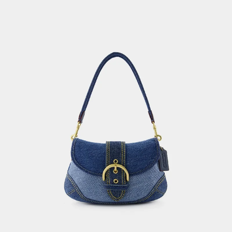 Ladies Coach Borough bags in a pastel shade for a soft and delicate appearanceSoho Shoulder Bag - Coach - Cotton - Blue