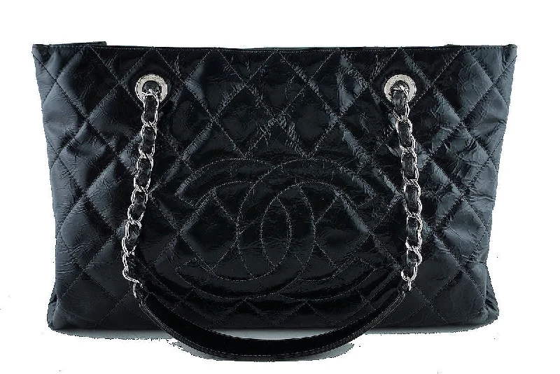 Chanel Medium Tote Bag for Office LadiesChanel Black Glazed Calf XL Large Grand Shopper Tote GST Bag