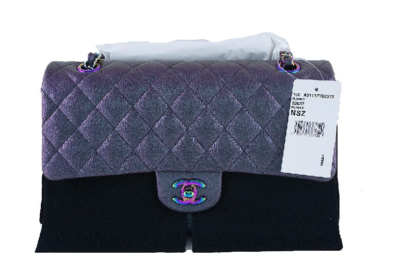 Chanel Classic Flap Bag for Evening PartyNWT 16C Chanel Iridescent Purple Medium Classic 2.55 Double Flap Bag