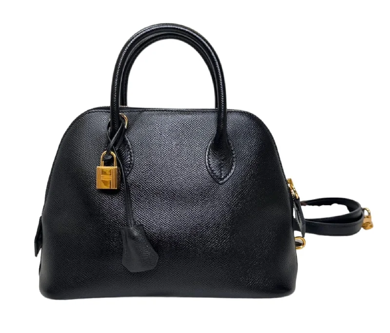 Minimalist Hermes Bags for a Sleek and Timeless LookHermes Bolide 27 in Black Epsom with GHW