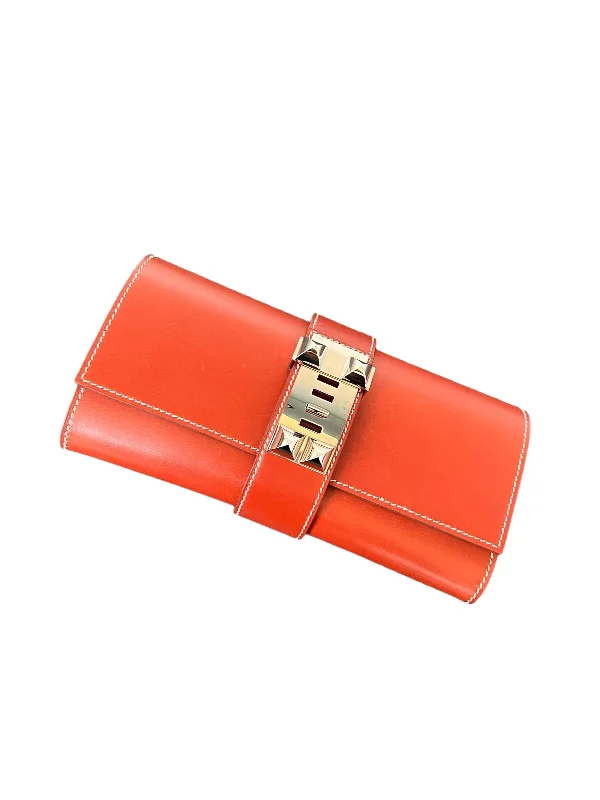 Versatile Hermes Arceau Bags for Different OccasionsHermes Medor Clutch Brique Tadelakt PHW SYC1143