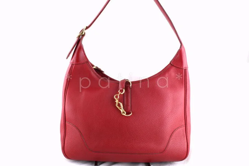 Hermes Constance Bags in Limited - Edition ColorwaysHermes Rouge Vif Trim II Hobo Bag